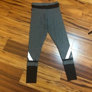 PINK GREY/BLACK MESH LEGGINGS